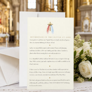 Divine Mercy Wedding Guest Attire & Etiquette Stationery