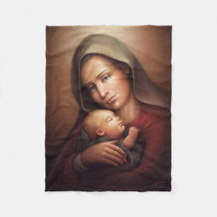 Divine Motherhood Fleece Blanket