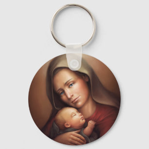 Divine Motherhood Keychain
