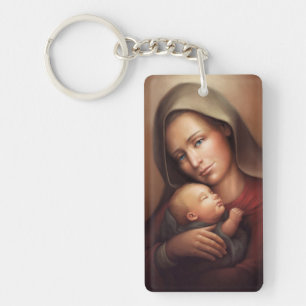 Divine Motherhood Keychain