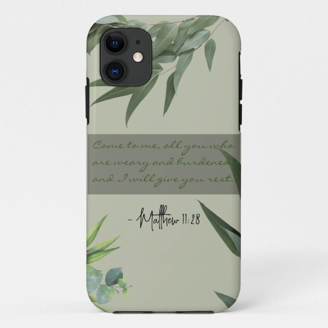 Divine Pastels Scripture iPhone / iPad case (Back)