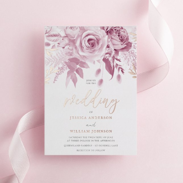 Divine Pink Rose Wedding Rose Gold  (Creator Uploaded)