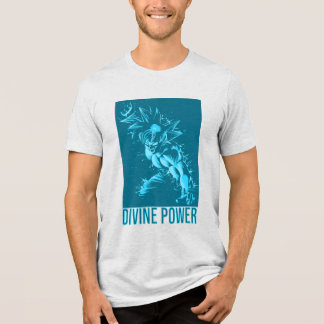 Divine Power Design Anime Workout - Energy Fitness Tri-Blend Shirt