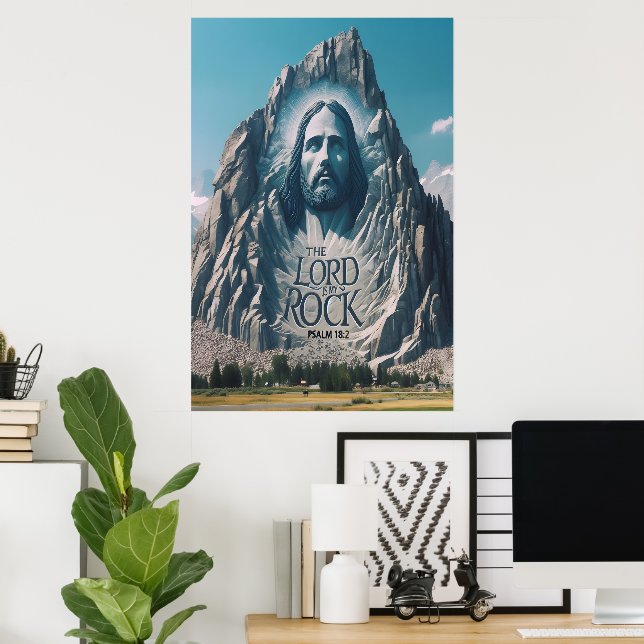 Divine Presence Among the Mountains Poster (Home Office)