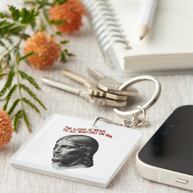 Divine Presence: The Lord Is Near Keychain (Front Right)