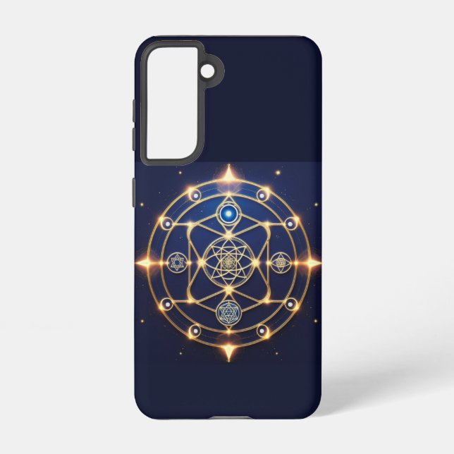 Divine Radiance – 5: Illuminated Universal Energy Samsung Galaxy S21 Case (Back)