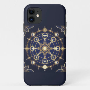Divine Radiance – Golden Mandala of Awakening iPhone 11 Case
