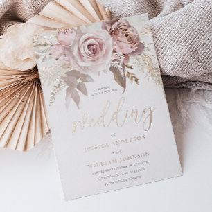 Divine Rose Gold Trending Modern Blush Wedding