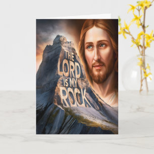 Divine Saviour: The Lord Is My Rock Card