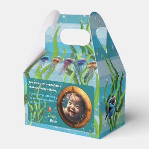 Divine Sea Creatures Party Gable Favour Box