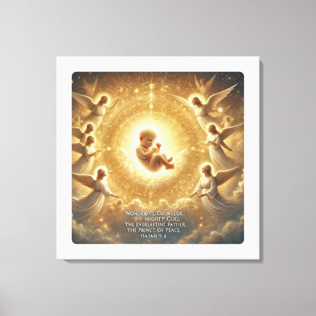 Divine Serenity: The Prince of Peace Canvas Print (Front)