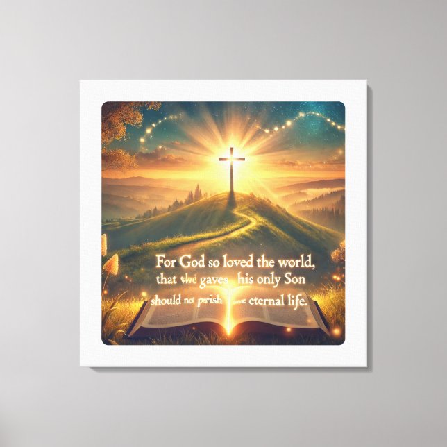 Divine Serenity: The Prince of Peace  Description Canvas Print (Front)