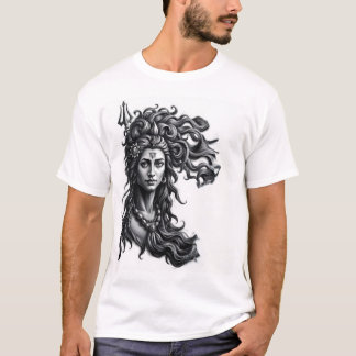 Divine: Shiva Charcoal Art T-Shirt