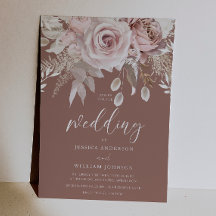 Divine Silver & Blush Floral Pure Elegant Wedding