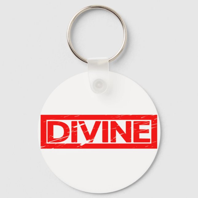 Divine Stamp Keychain (Front)