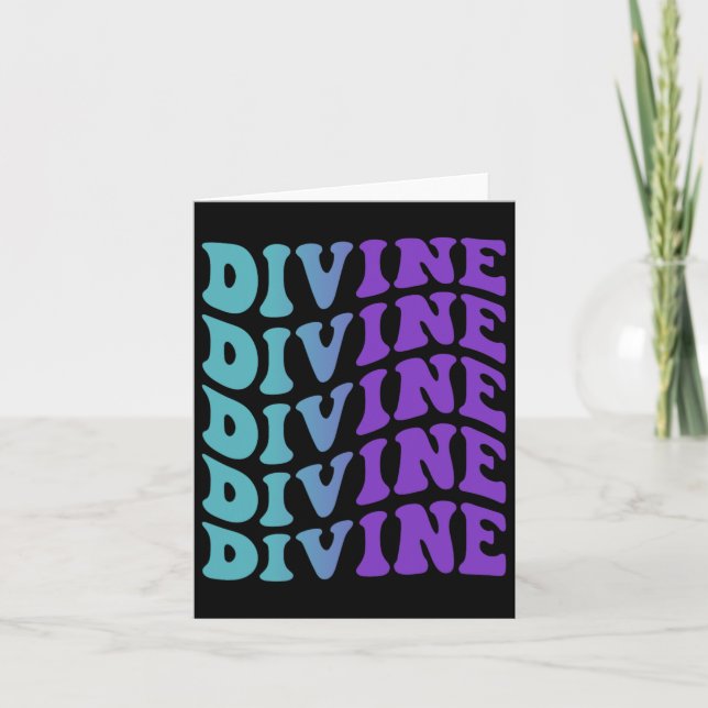Divine Suicide Prevention Mental Health Awareness  Card (Front)