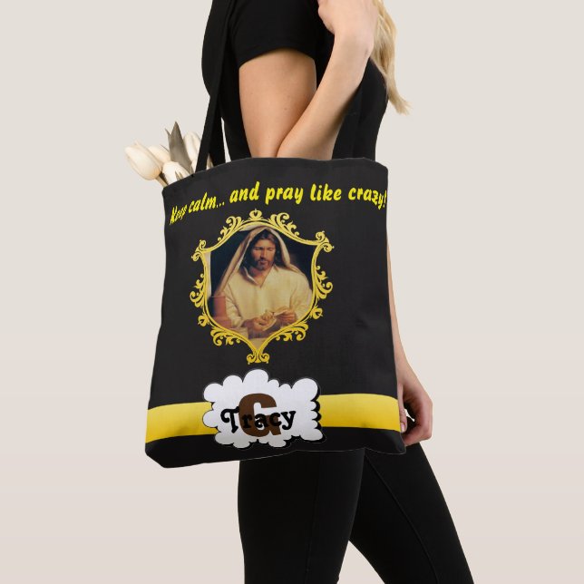 Divine Supper: Breaking Bread With Jesus Tote Bag (Close Up)