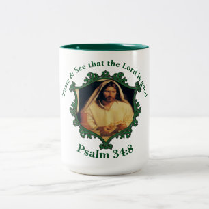 Divine Supper: Breaking Bread With Jesus Two-Tone Coffee Mug