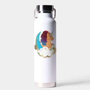 Divine the Unicorn Moon & Clouds Water Bottle