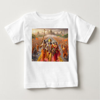 Divine Threads: Embrace the Power of Lord Ram Baby T-Shirt