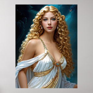 “Divine Vision of Aphrodite” Poster