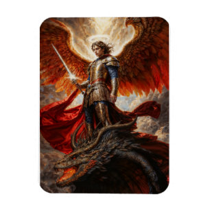 Divine Warrior Archangel Michael Magnet