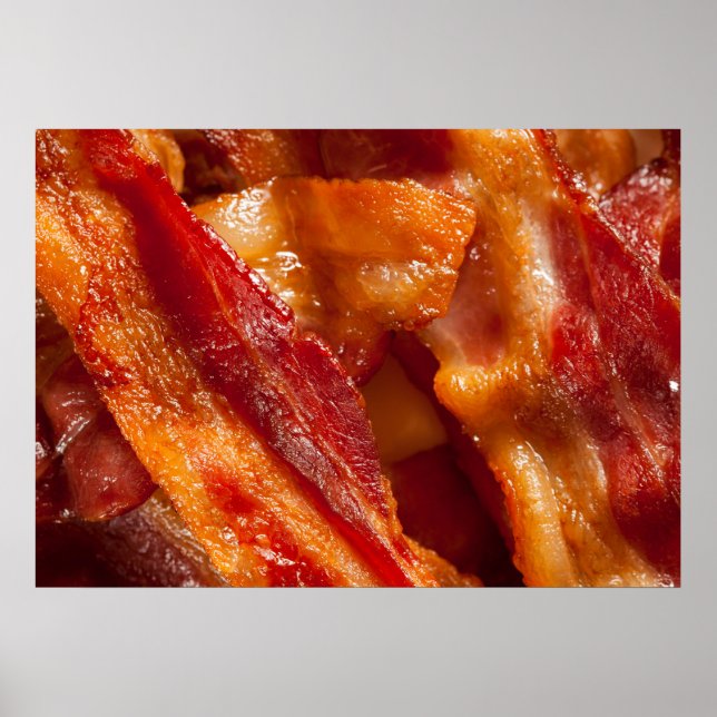 Divinely Decadent Bacon Art Poster (Front)