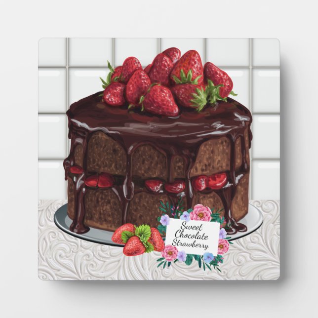 Divinely Decadent Cake Plaque (Front)