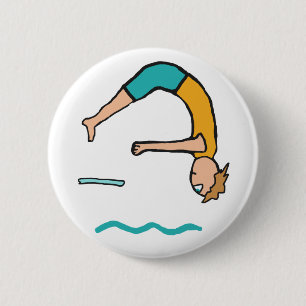 Diving 2 Inch Round Button