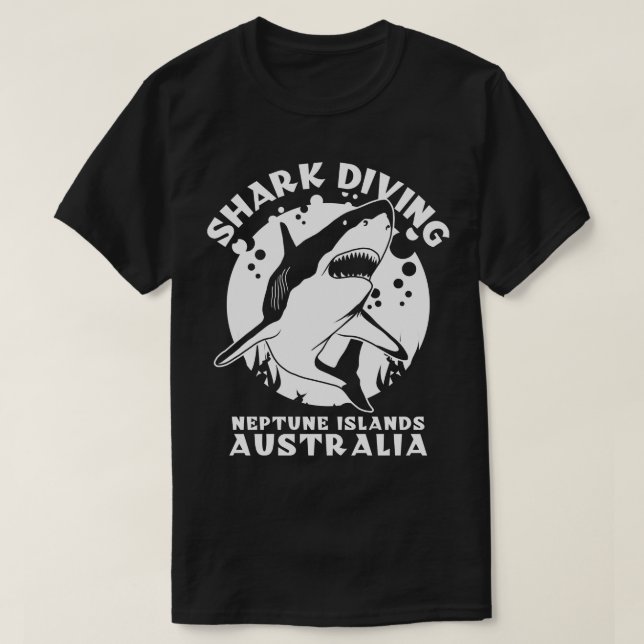 Diving At Neptune Islands Australia T-Shirt (Design Front)