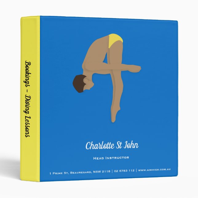 Diving Binder (Front/Spine)