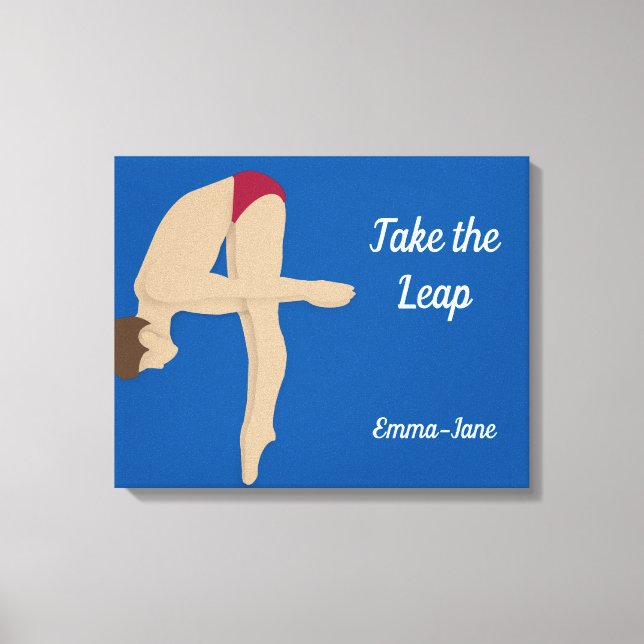 Diving Canvas Print (Front)