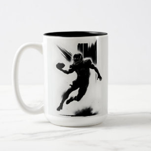 Diving Catch Moment Two-Tone Coffee Mug