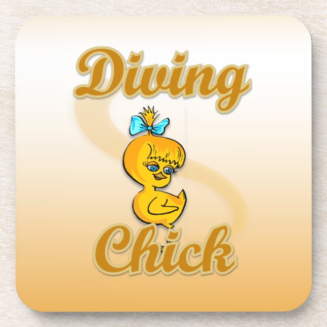Diving Chick Coaster (Front)