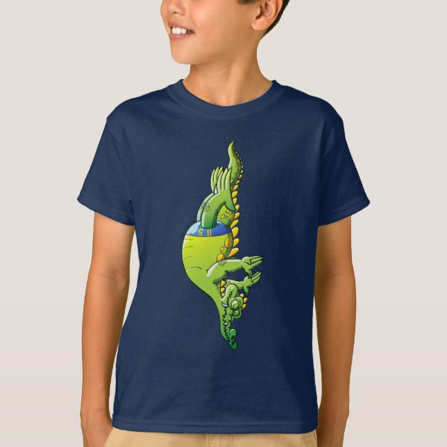 Diving Crocodile T-Shirt (Front)