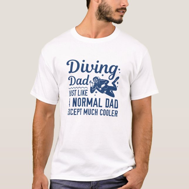 Diving Dad T-Shirt (Front)