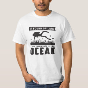 Diving Dive Diver Scuba Sea Diving Funny Gift Idea T-Shirt
