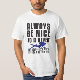 Diving Dive Scuba Diving Diver Funny Gift Idea T-Shirt