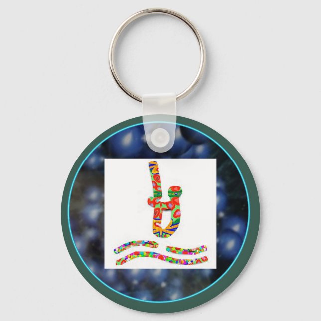 Diving, Diver, Dive Keychain (Front)