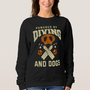 Diving Dog Scuba Diving Diver Sweatshirt