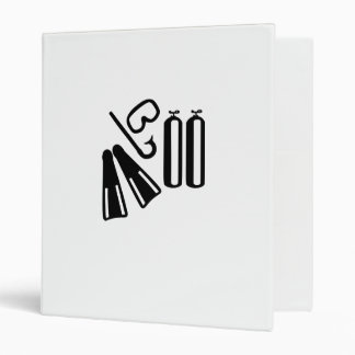 Diving equipment binder