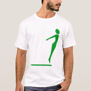 Diving Figure - Grass Green T-Shirt