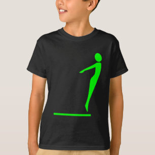 Diving Figure - Green T-Shirt