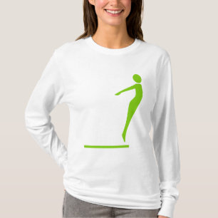 Diving Figure - Martian Green T-Shirt