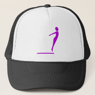 Diving Figure - Purple Trucker Hat