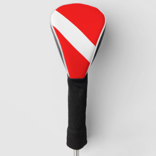 Diving Flag Scuba Diver Diver Down Golf Head Cover