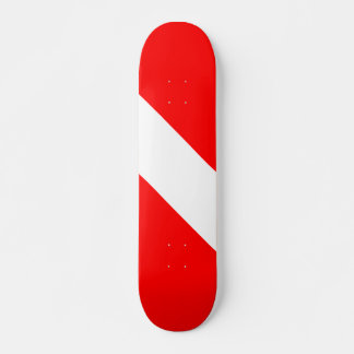 Diving Flag Scuba Diver Diver Down Skateboard