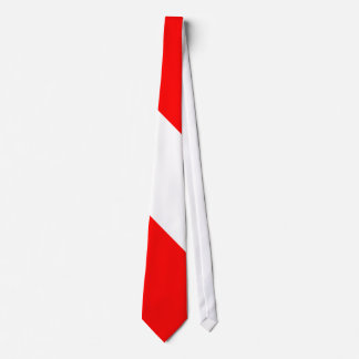 Diving Flag Scuba Diver Diver Down Tie