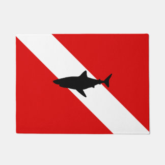 Diving Flag: Shark Doormat