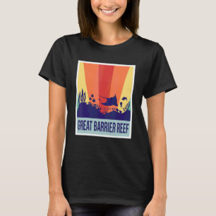 Diving Great Barrier Reef Souvenir Australia Dive  T-Shirt